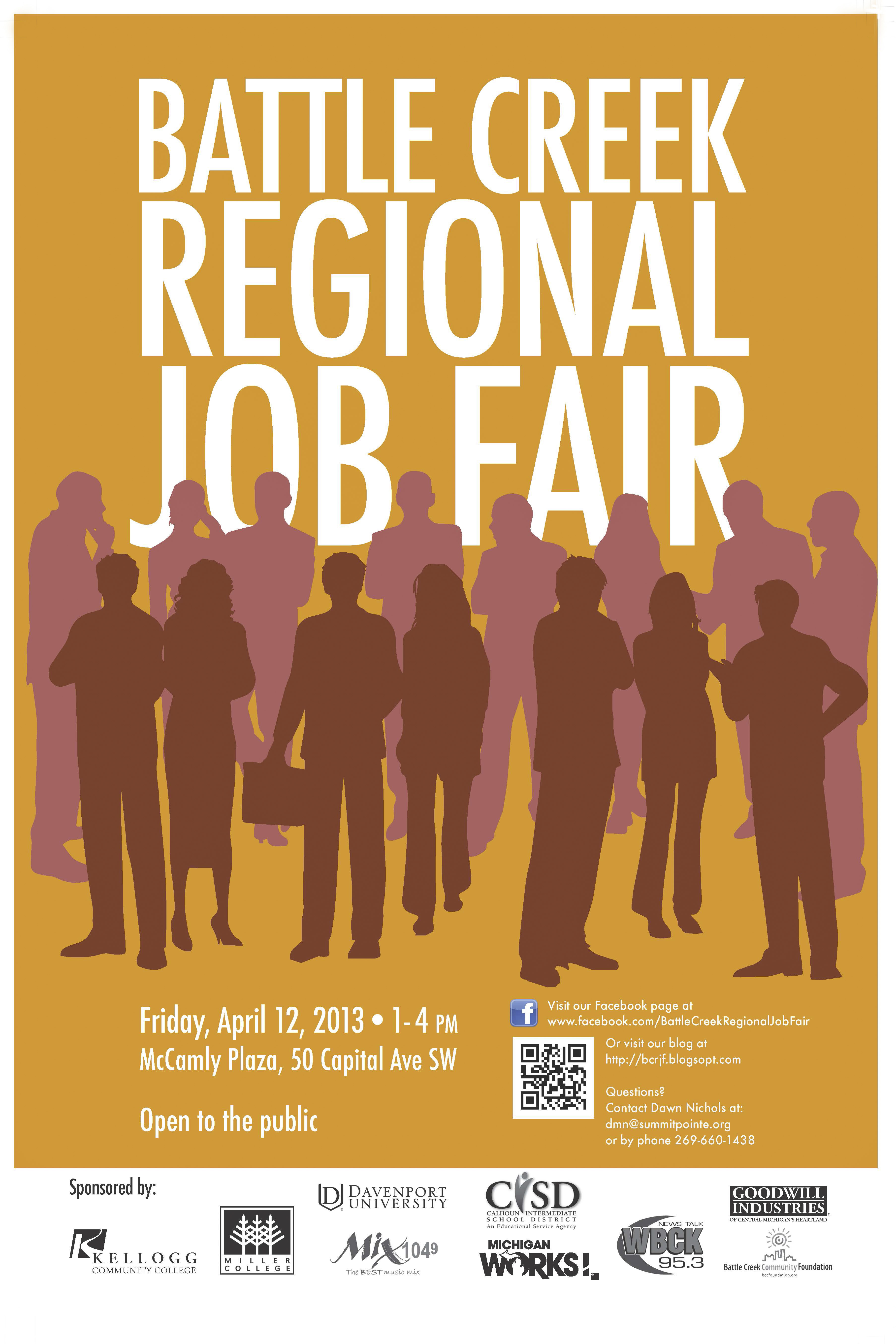 Battle Creek Regional Job Fair begins at 1 p.m. downtown KCC Daily