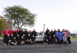 A group photo of participants in the 2014 Law Enforcement Torch Run.