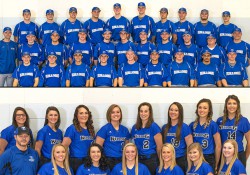 Team photos of KCC's 2016-17 baseball and softball teams.