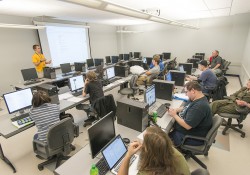 A CET class in session on KCC's North Avenue campus in Battle Creek.