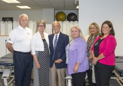 Pictured, from left to right, are KCC President Mark O’Connell, KCC Foundation Executive Director Teresa Durham, SWMRF President Roger Mattens, KCC PTA Coordinator and professor Julie Dawes, KCC Dean of Workforce Development Dr. Jan Karazim and PTA professor Tracy Wood.
