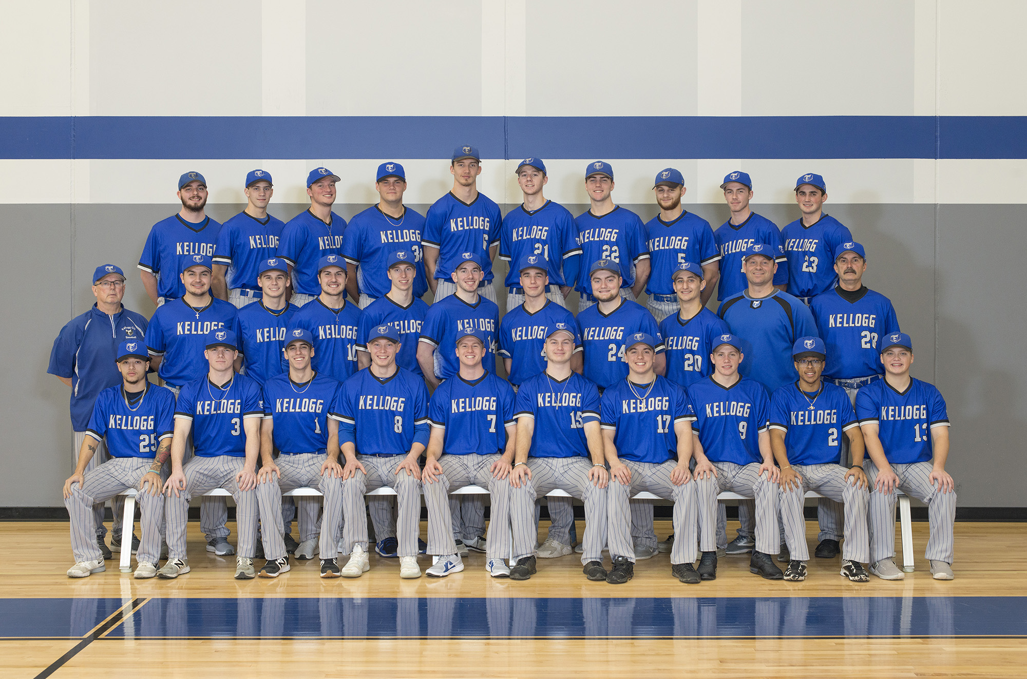 KCC's 2019 baseball team.
