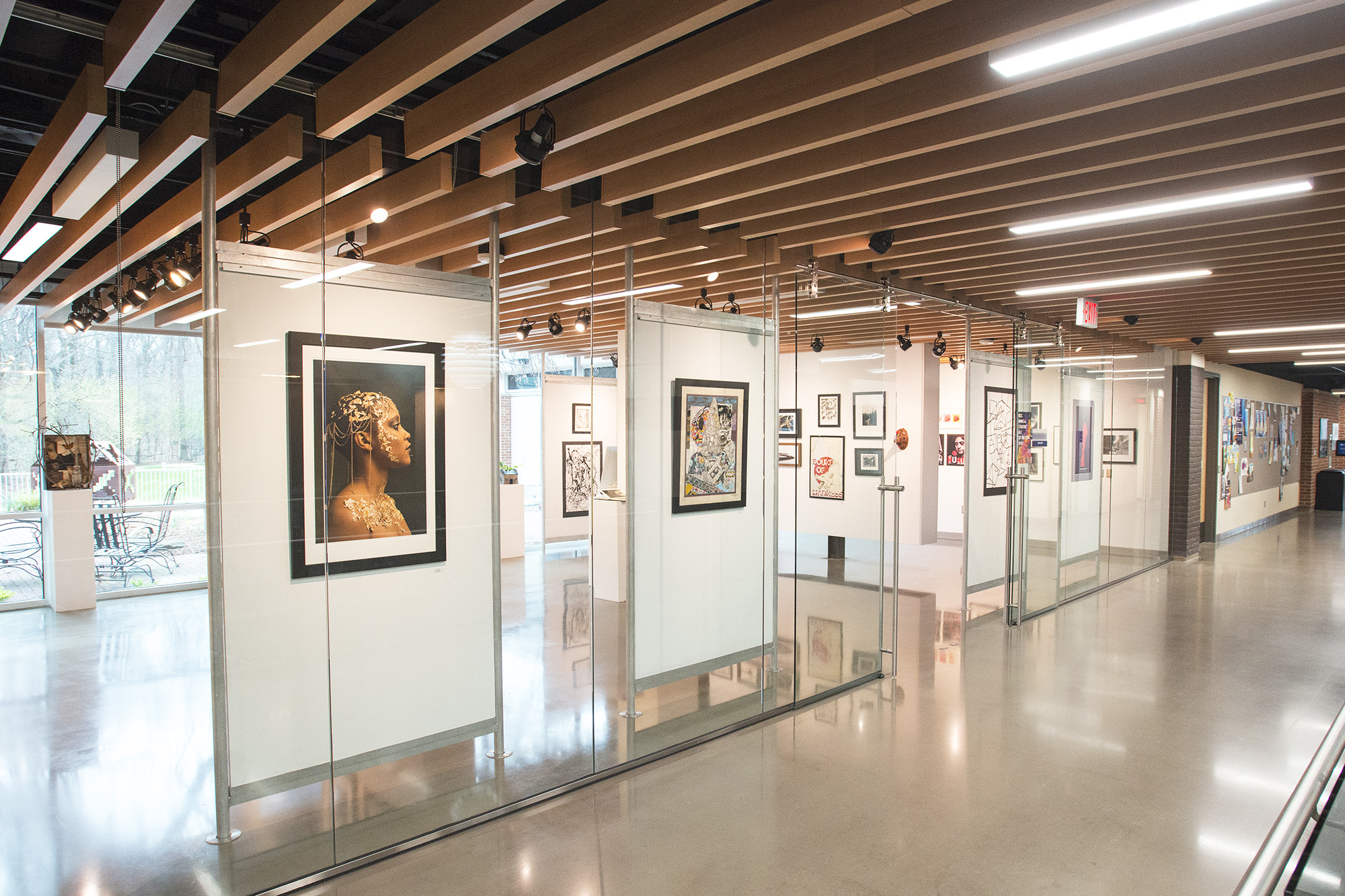 KCC's 2019 Annual Student Art Exhibition on display in the College's DeVries Gallery.