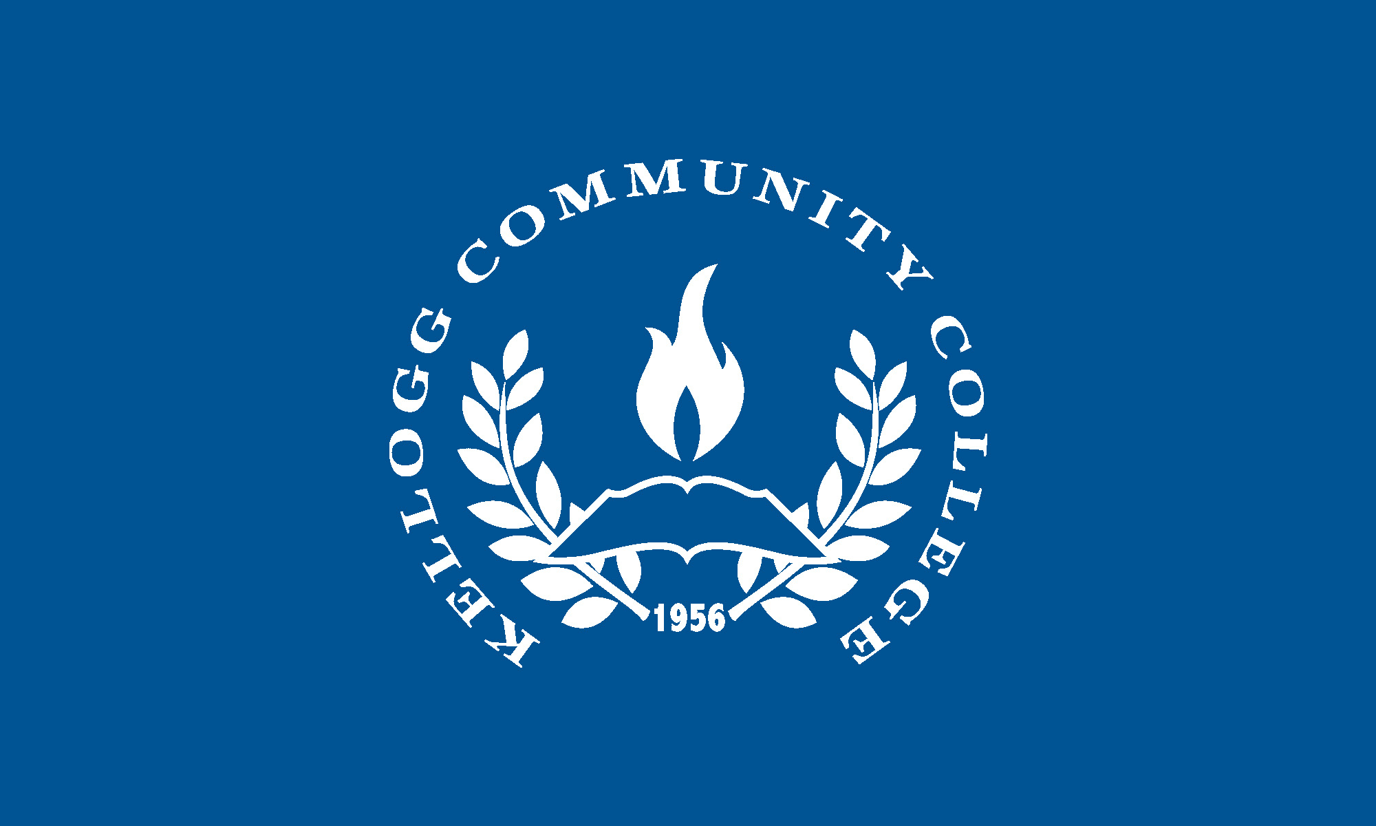 KCC's official seal in white on a blue background.