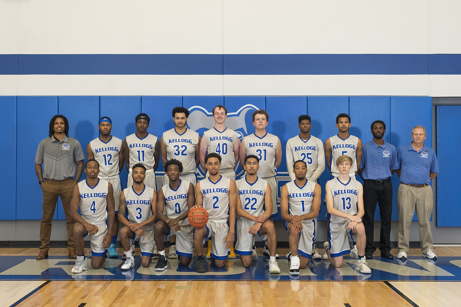 KCC's 2019-20 men's basketball team.