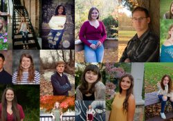 A collage of portraits of KCC's 2020 Gold Key Scholars.