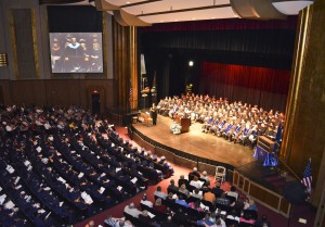 A photo from KCC's 2012 commencement ceremony.