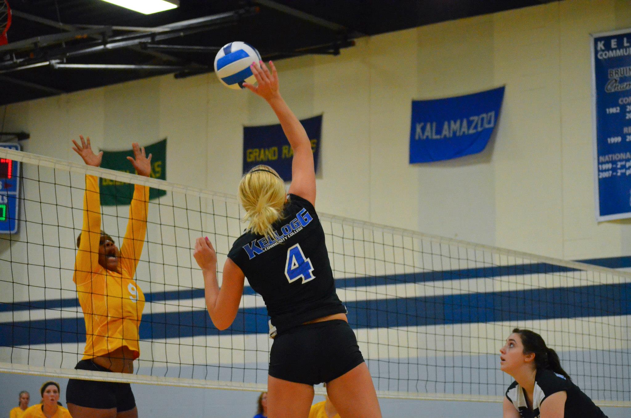 KCC women's volleyball defeats Ancilla College in four sets - KCC Daily