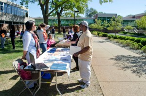 A photo from the Volunteer and Civic Engagement Fair held on KCC's North Avenue campus this past fall.