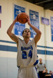KCC's Nathan Taylor scored 24 and pulled down 19 rebounds against MCC on Feb. 16.