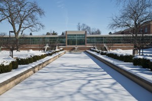 Feb. 6 was a sunny, snowy day on KCC's North Avenue campus.