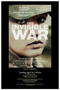 KCC will screen "The Invisible War" beginning at 5:30 p.m.