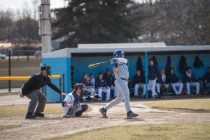 The baseball team plays MCC at 2 p.m. at home at Bailey Park in Battle Creek.
