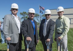 KCC officials break ground on the EAC expansion in August 2013