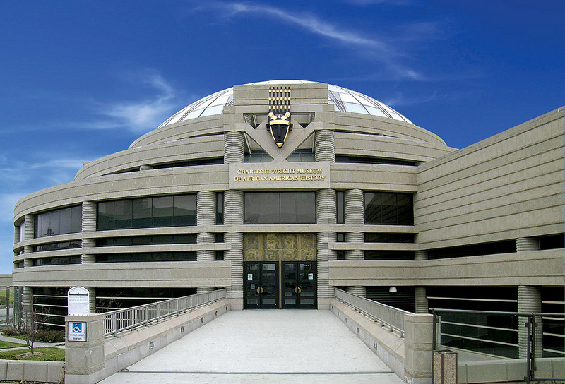 A photo of the Charles H. Wright Museum of African American History, courtesy of the Knight Foundation's Flickr page and used under a Creative Commons license
