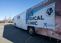 The Medical Mobile Clinic on KCC's North Avenue campus in Battle Creek.