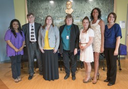 Paralegal students inducted into the LEX honor society in 2014.