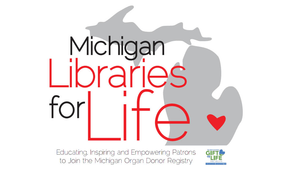 Michigan Libraries for Life logo