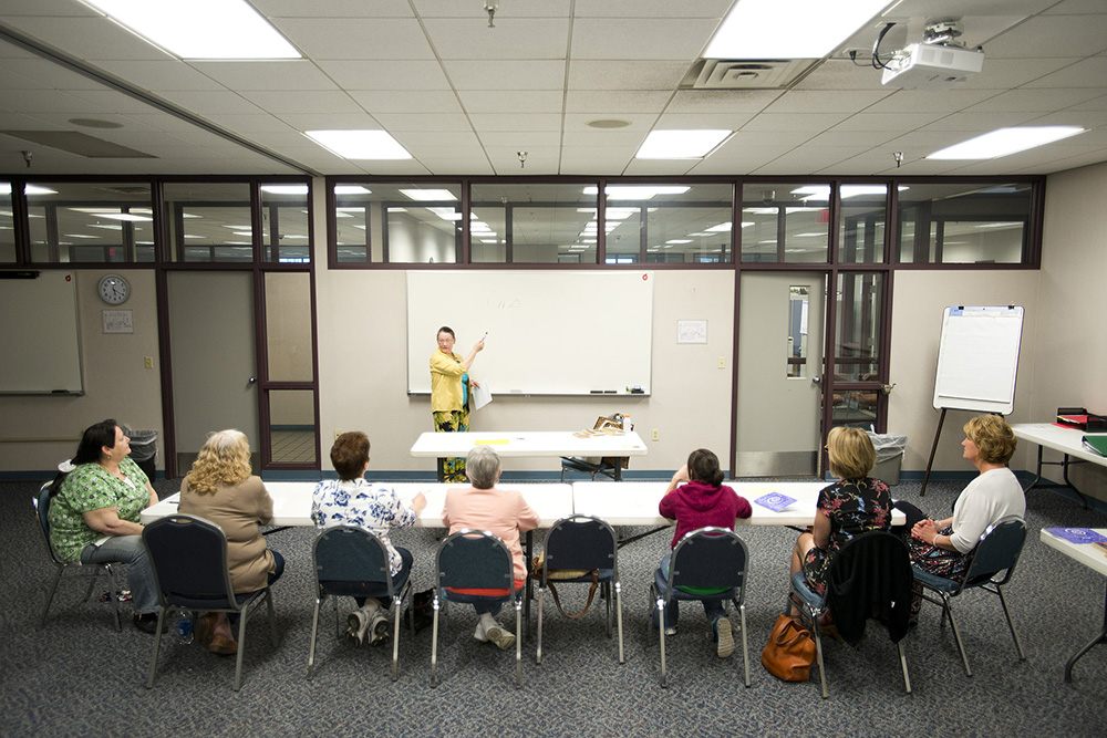 A photo of a Lifelong Learning class in session at the RMTC.