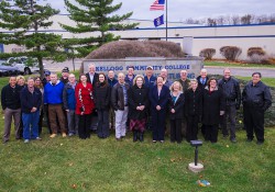 KCC RMTC employees pose for a group photo outside at the RMTC during the groundbreaking ceremony for a new RMTC expansion Nov. 13.