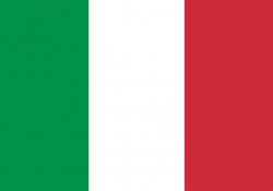 The Italian flag.