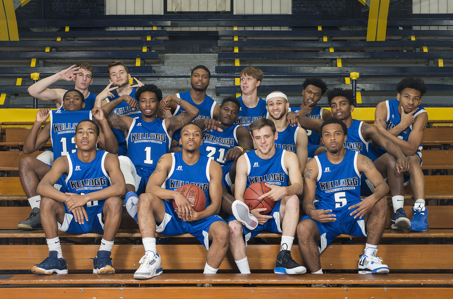 KCC's 2017 men's basketball team