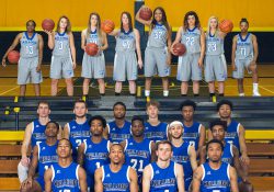 KCC's 2017-18 men's and women's basketball teams.