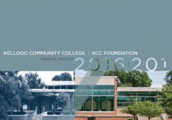 A cropped section of the cover to KCC's 2016-17 Annual Report.