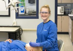KCC Dental Hygiene student Breanna Lawless.