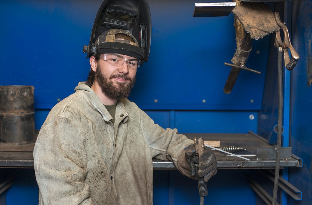 KCC Stories: Pennfield senior Quinton Fausey studies welding through ...