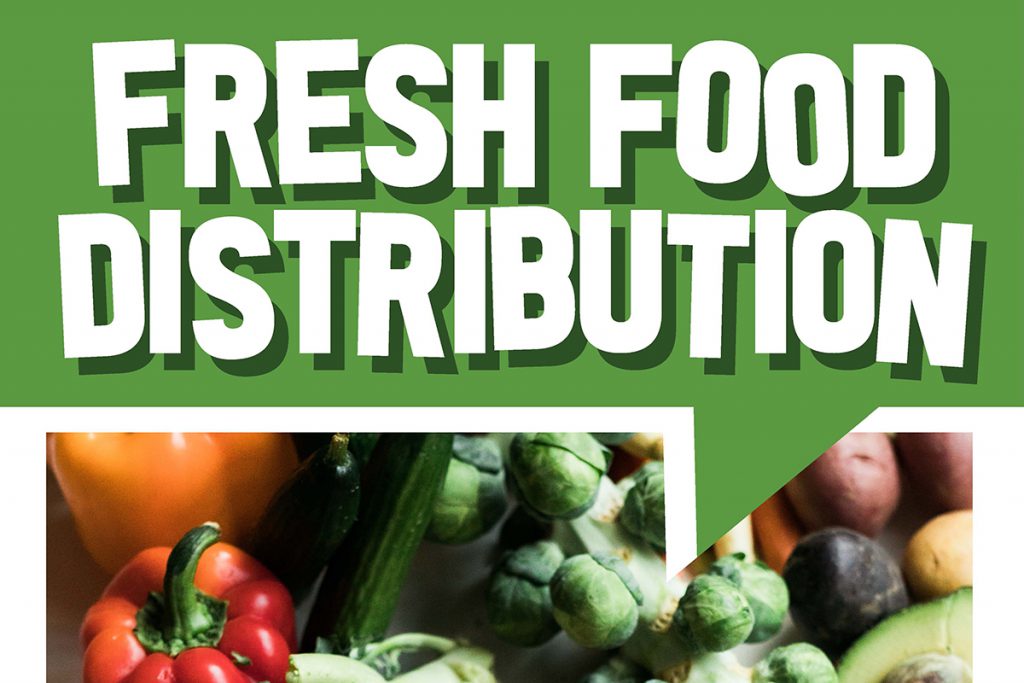 Fresh Food Distribution Events Return To Campus With Jan 25 Food 