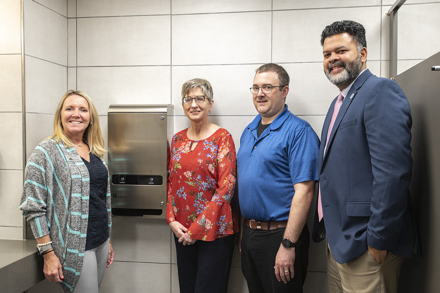Pictured, from left to right, are Charitable Union CEO Teresa Allen, KCC Foundation Executive Director Teresa Durham, KCC Director of Institutional Facilities Brad Fuller and Interim KCC President Dr. Paul Watson II.