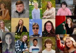 A collage of portraits of KCC's 2022-23 Gold Key Scholars.
