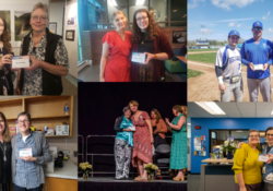 A collage of six photos of the Starfish Award winners and their nominators.