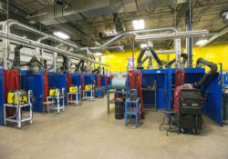 A view of the Welding Lab at the RMTC.