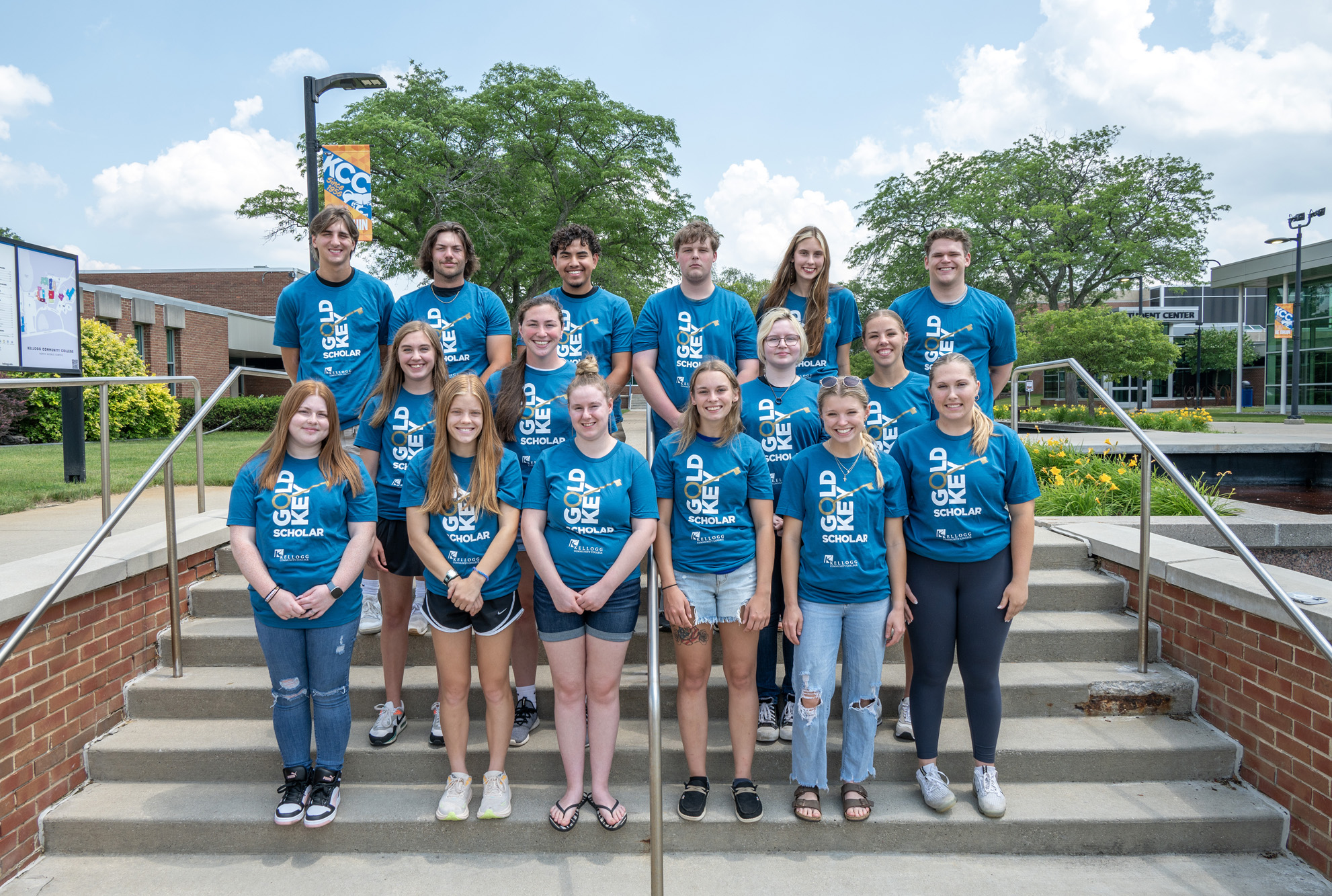 A group photo of the Gold Key Scholars.