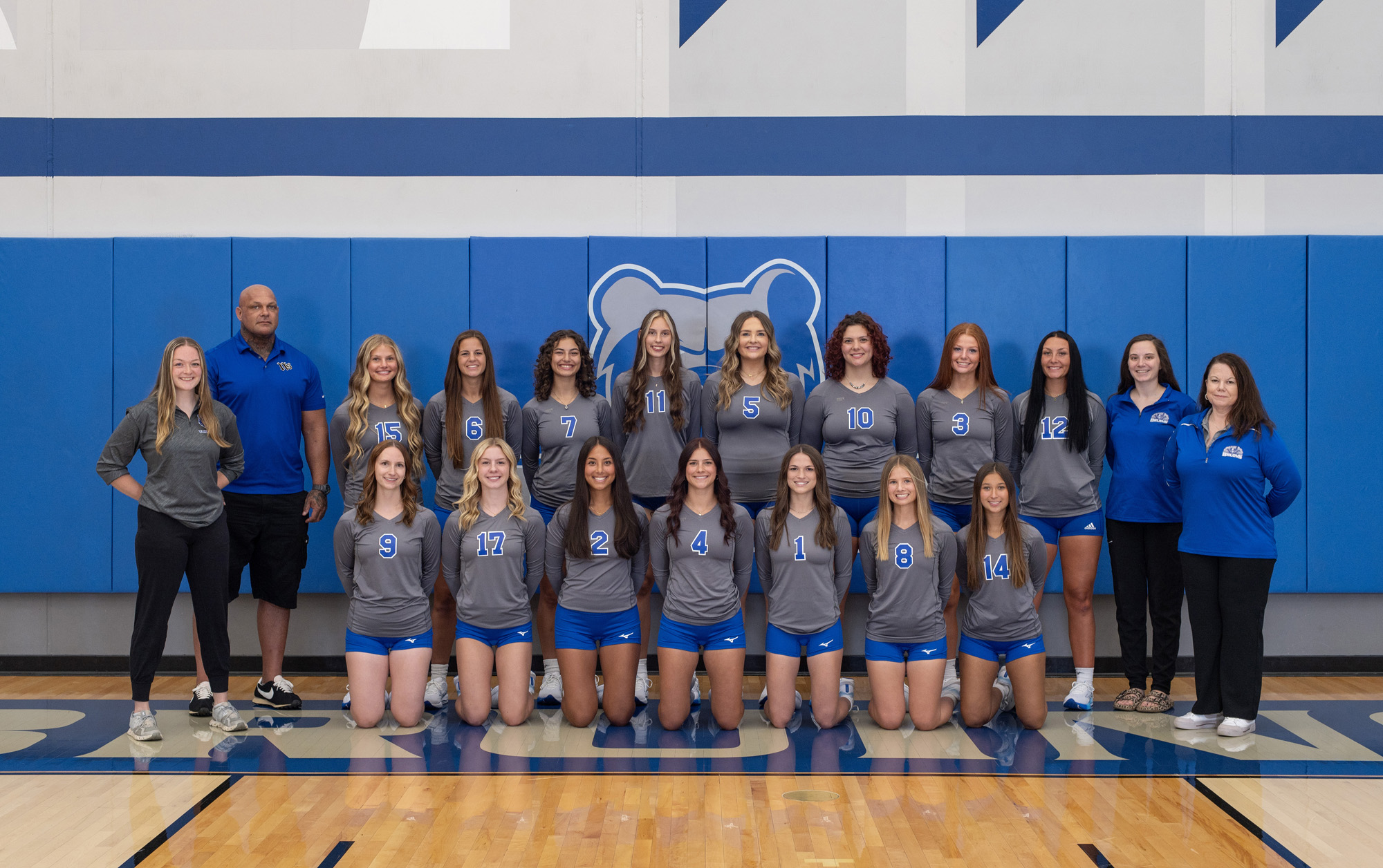 KCC's 2024 women's volleyball team.