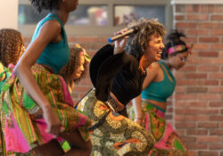 Rootead dancers perform in the Student Center in 2024.