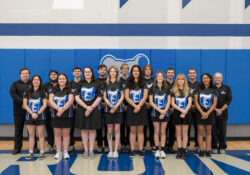 KCC's men's and women's bowling teams.