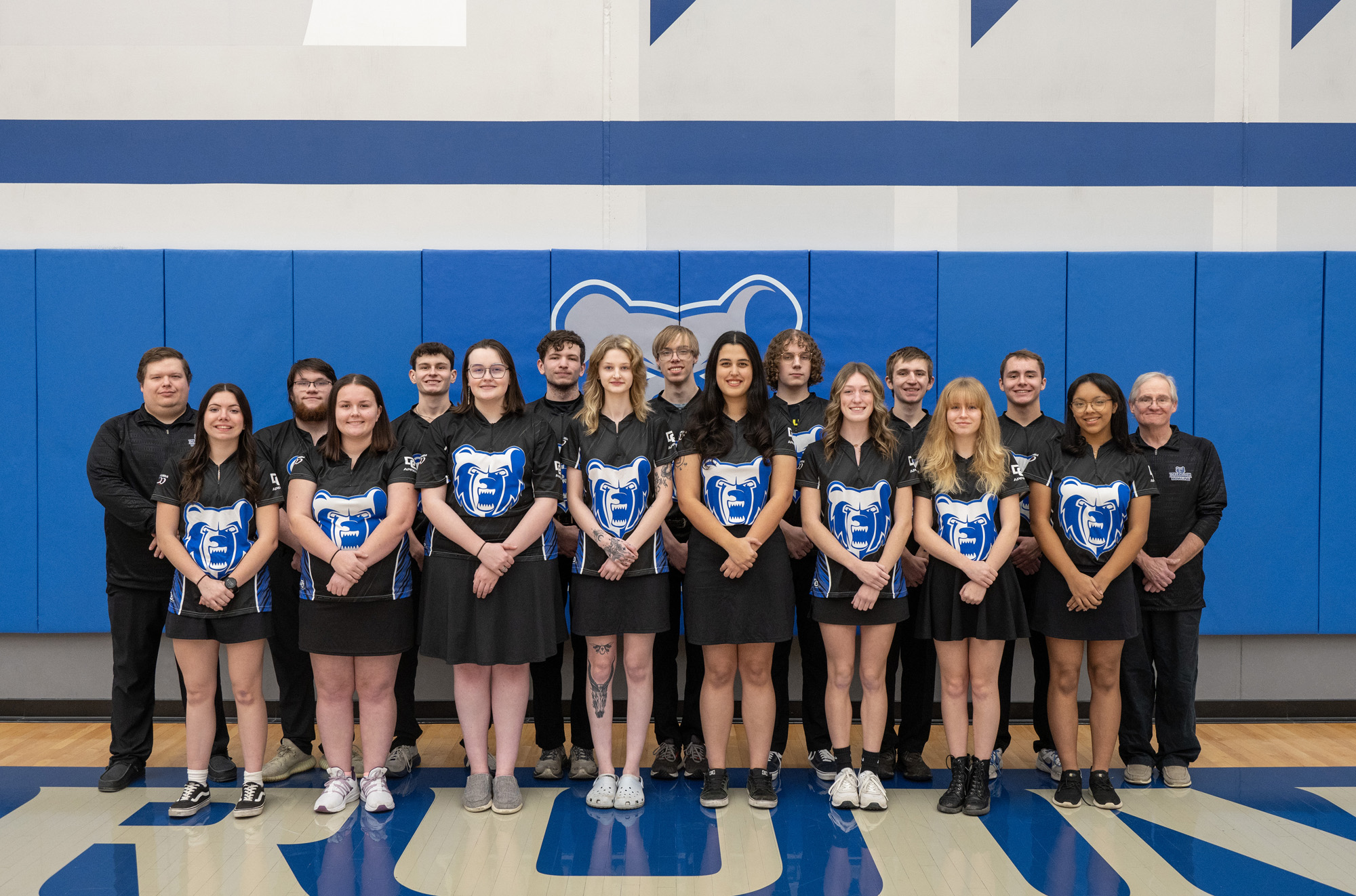 KCC's men's and women's bowling teams.