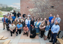 A group photo of KCC's 2025 Outstanding Bruin Award winners.