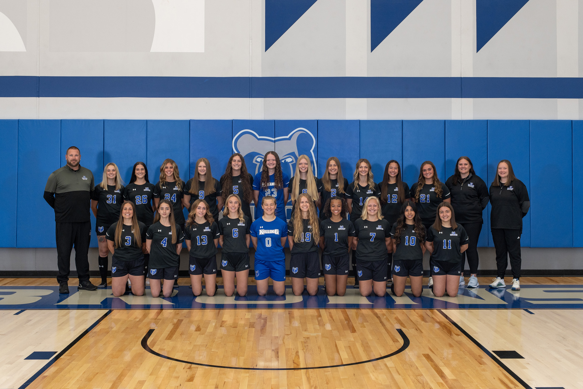 KCC's 2025-26 women's soccer team.