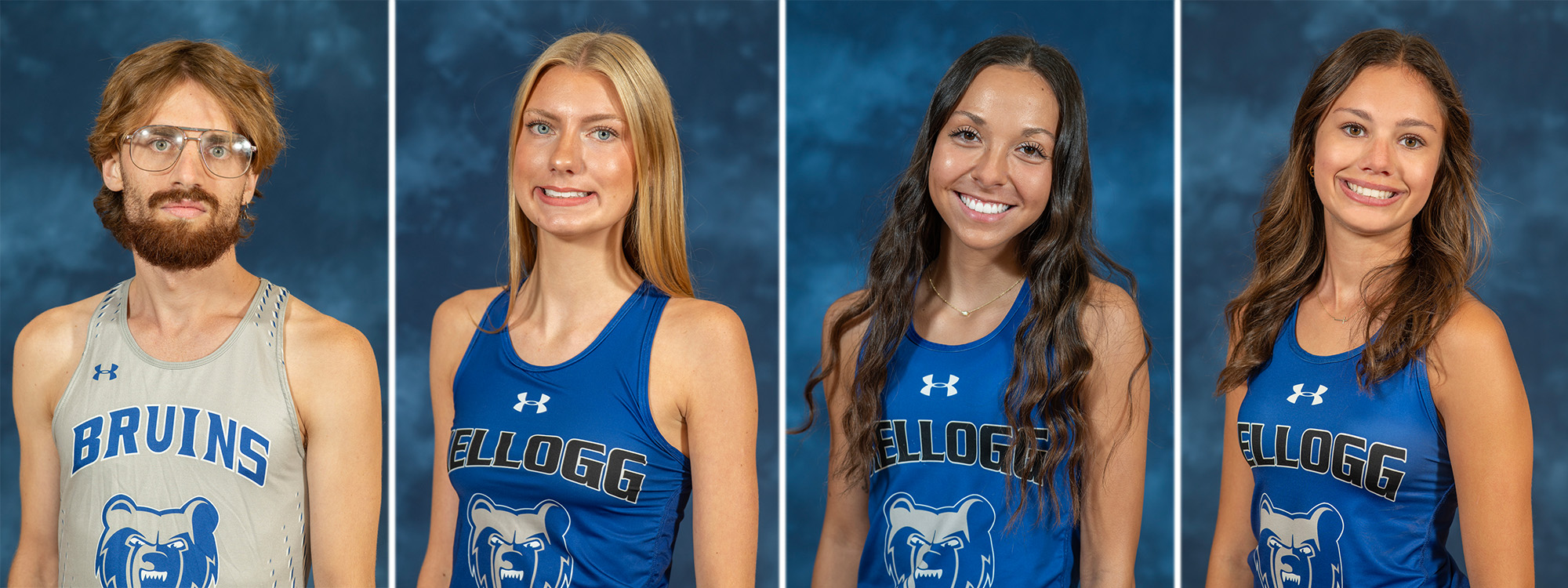 A collage of headshot photos of the four award winners.